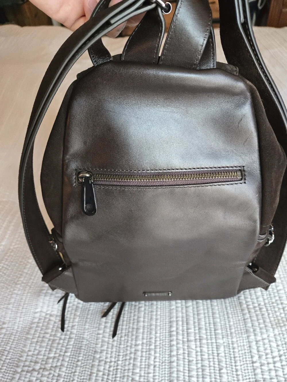 Rebecca Minkoff Brown Suede Backpack